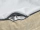 Hundebett Canvas (L) 85x70cm &quot;Classic Nest&quot; sand beige mit Lederdetails