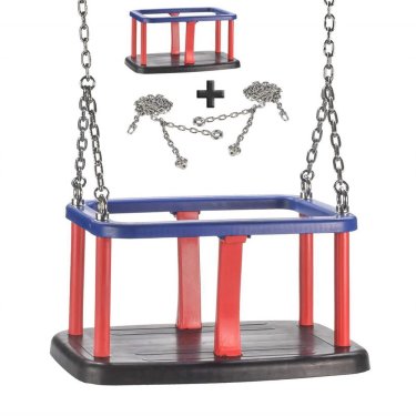 SET: Edelstahlketten + Baby-Schaukelsitz
