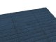 Badematte 50x80cm &quot;Tiles&quot; dark blue (dunkelblau)